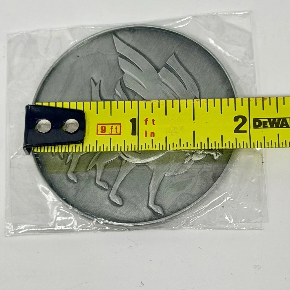 Pokemon Zacian Zamazenta Metal Coin Sword and Shield Collectible Silver Tone New